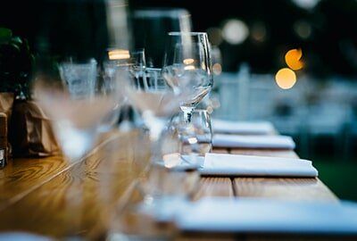 Luxury Table Setting — Restaurant Equipment & Supplies Retail in Daytona Beach, FL
