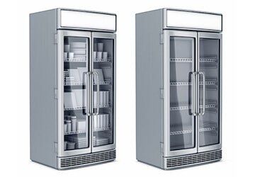Glass Front Refrigerator — Restaurant Equipment & Supplies in Daytona Beach, FL