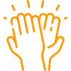 high-five icon