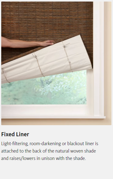 A person is putting a blind on a window.