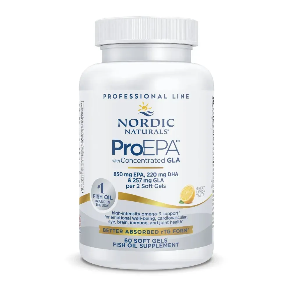 Nordic Naturals ProEPA with Concentrated GLA 
850 EPA/220 DHA/257 GLA
Lemon
60 softgels