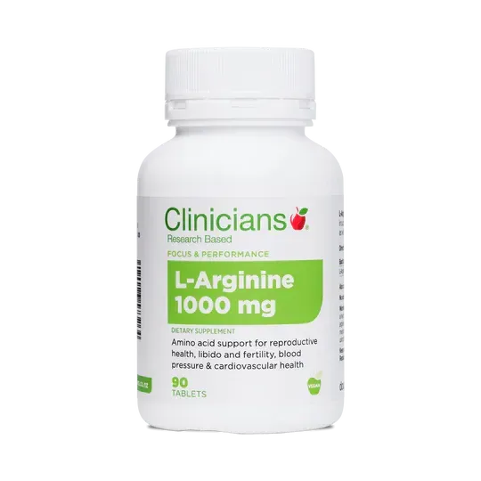 Clinicians L-Arginine 1000 mg 90 tabs