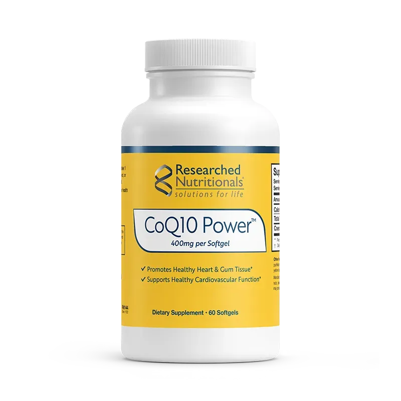Researched Nutritionals CoQ10 Power 60 sgels