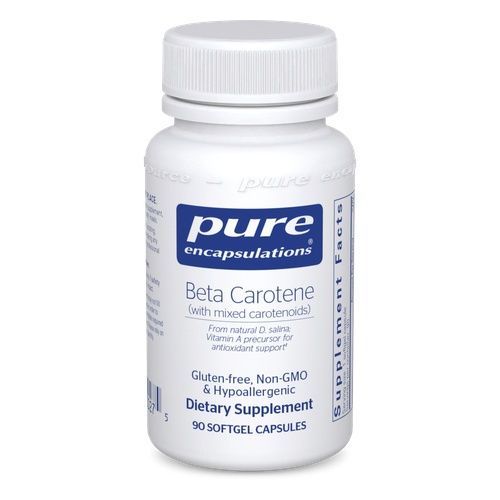 Pure Encapsulations Beta Carotene 
(with mixed carotenoids) 90 sgels