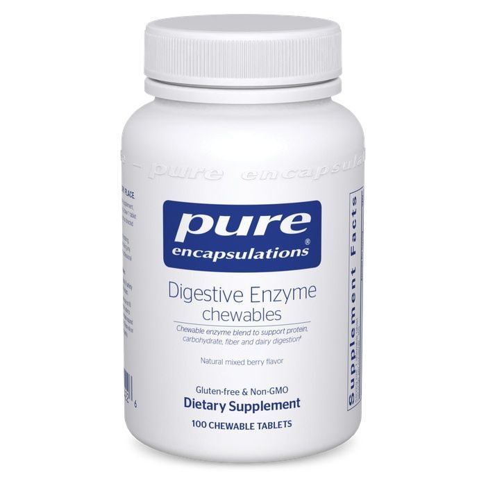 Pure Encapsulations Digestive Enzyme chewables  100 tablets