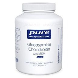 Pure Encapsulations Glucosamine + Chondroitin with MSM
120 caps