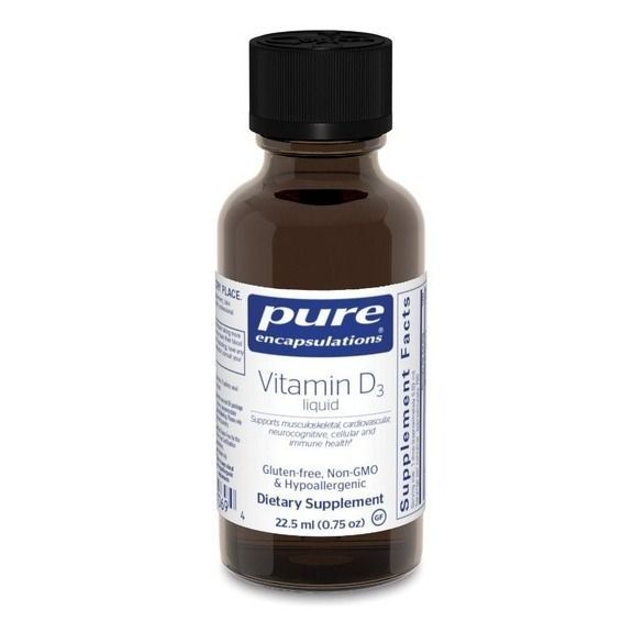 Pure Encapsulations Vitamin D3 Liquid 
22.5ml (approx 750 serves)