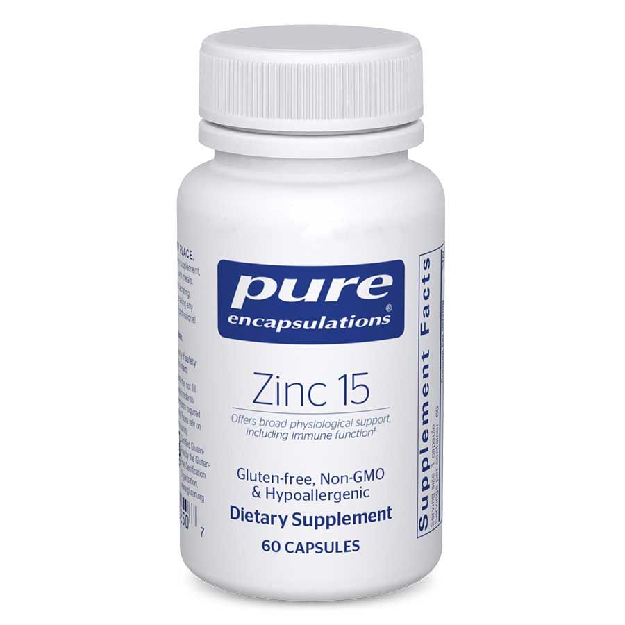 Pure Encapsulations Zinc 15 
60 caps