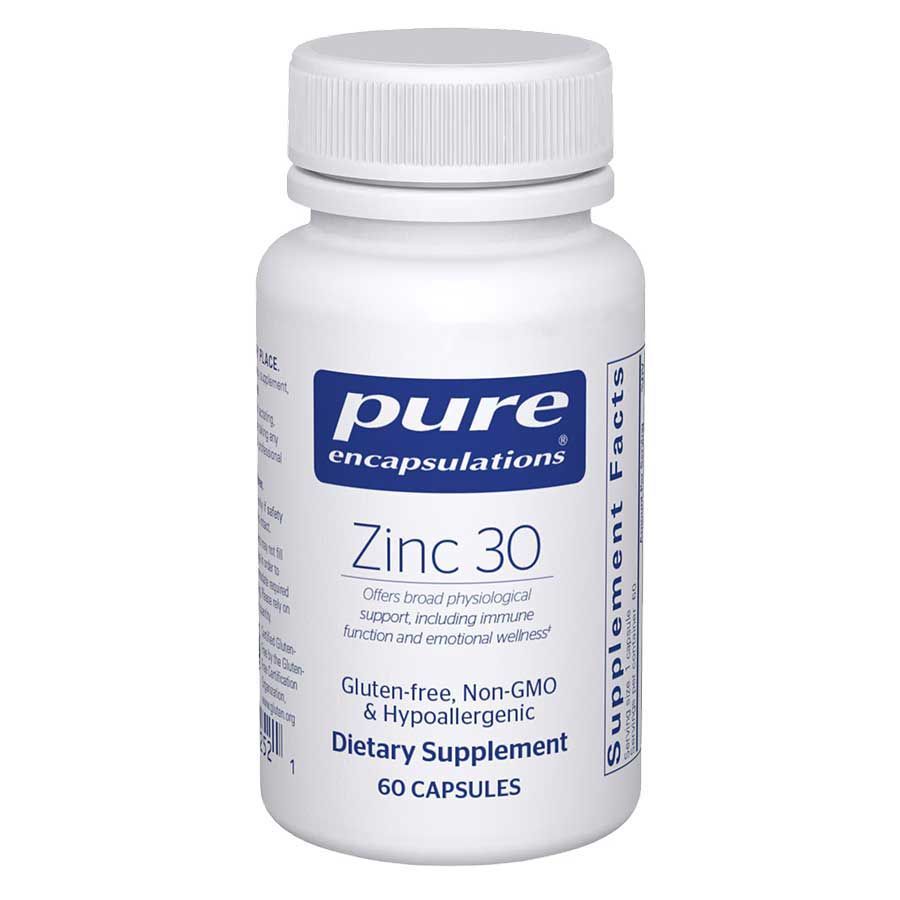 Pure Encapsulations Zinc 30 
60 caps