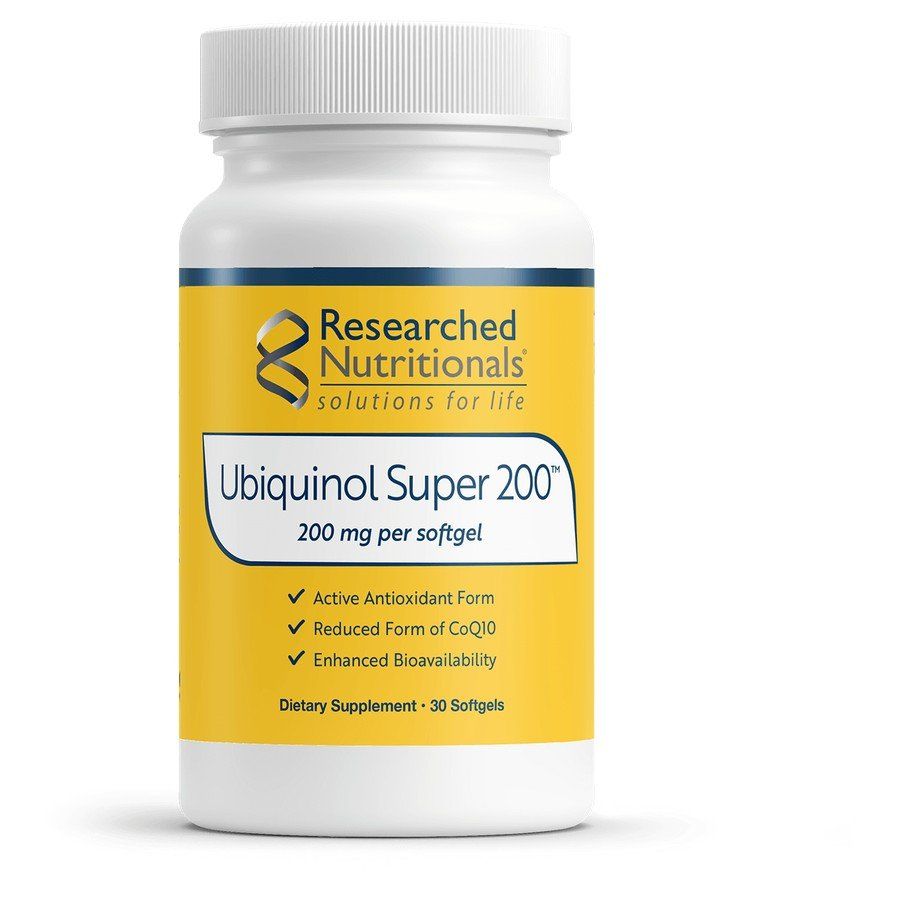 Researched Nutritionals Ubiquinol Super 200 
30 sgels
