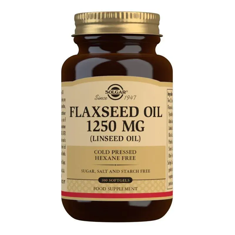 Solgar Flaxseed Oil 1250mg 100 sgels