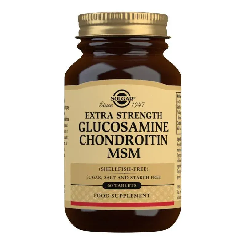 Solgar Extra Strength Glucosamine Chondroitin MSM 60 tabs