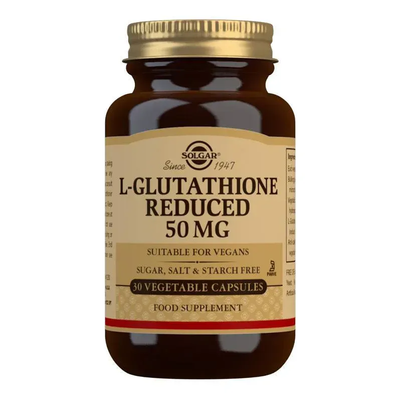 Solgar L-Glutathione reduced 50mg 30 vcaps