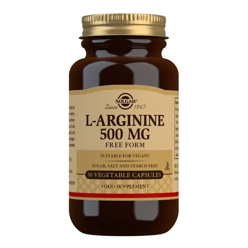 Solgar L-Arginine 500mg 50 vcaps