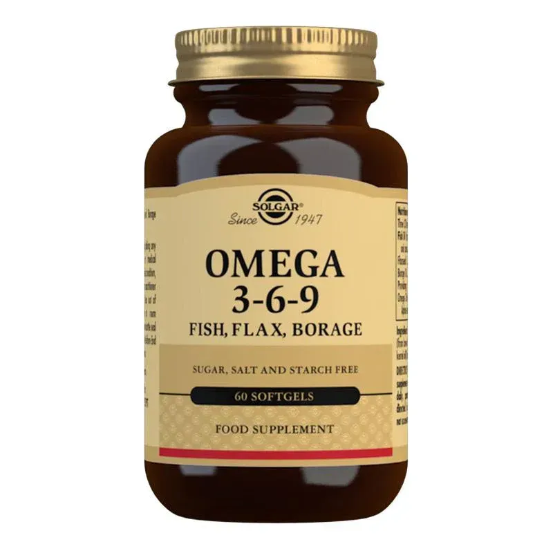 Solgar Omega 3-6-9, Fish, Flax, Borage 
60 sgels