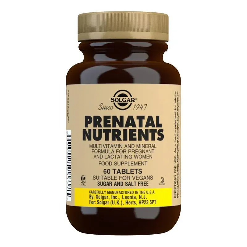 Solgar Prenatal Nutrients 60 vtabs