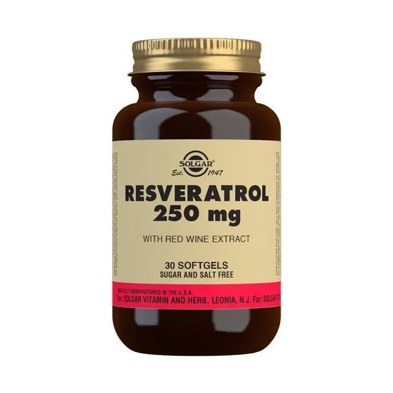 Solgar Resveratrol 250mg 30 sgels