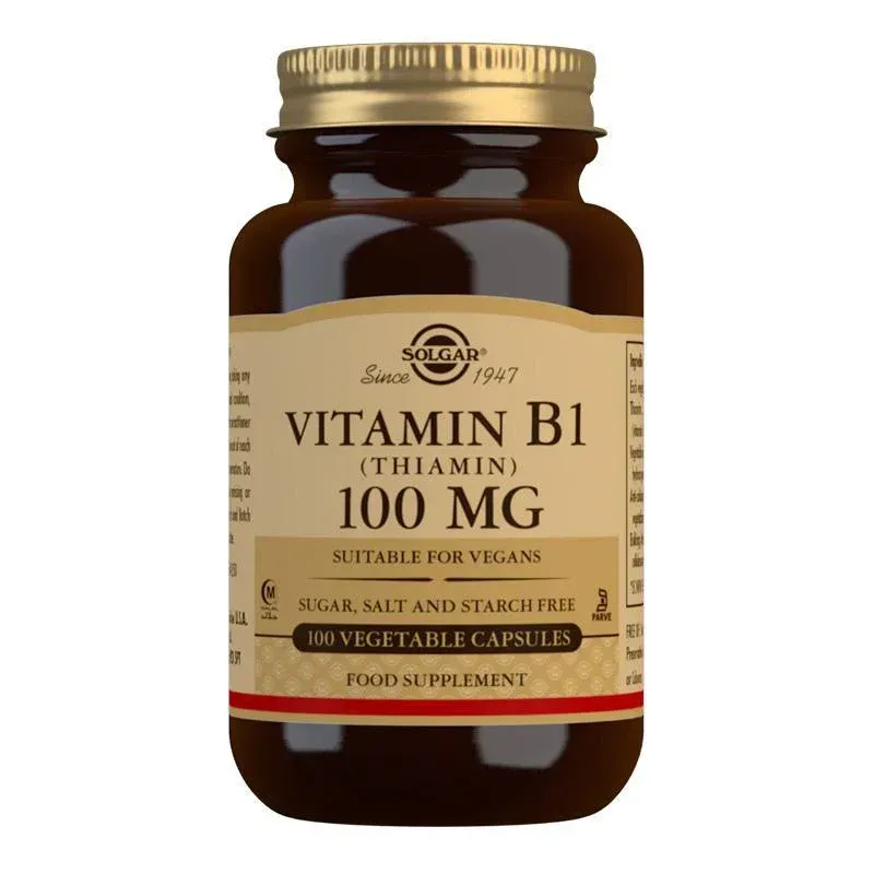 Solgar Vitamin B1 100mg (Thiamine) 100 vcaps