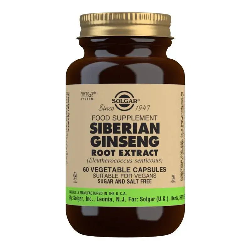 Solgar Siberian Ginseng Root Extract 60 vcaps