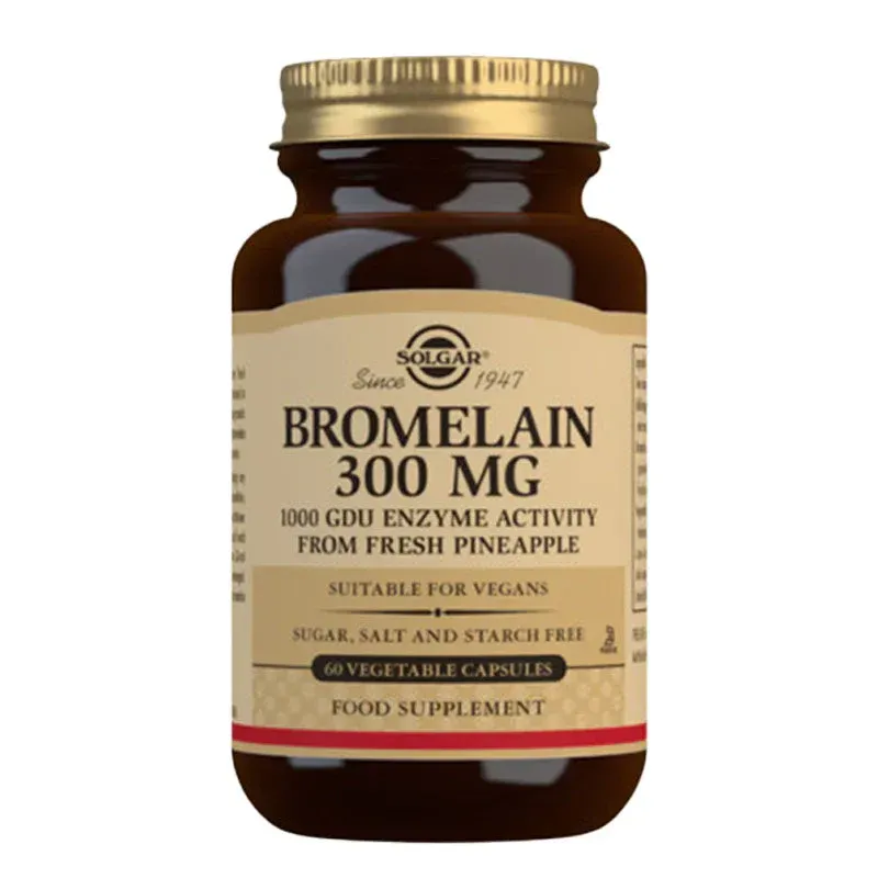 Solgar Bromelain 300mg 60 vcaps