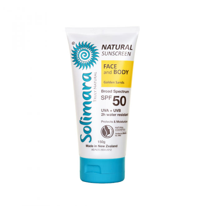Solimara SPF50 Natural Mineral 
Sunscreen 150g - Large