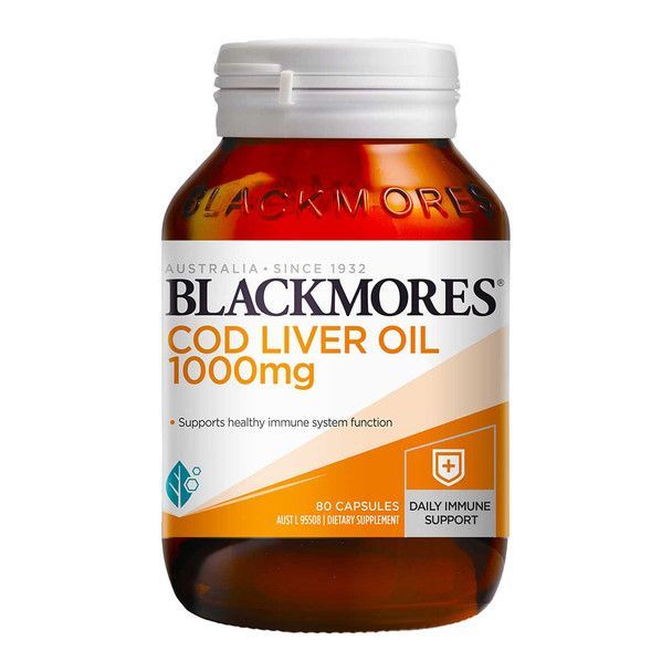 Blackmores Cod Liver Oil 1000mg 80 caps