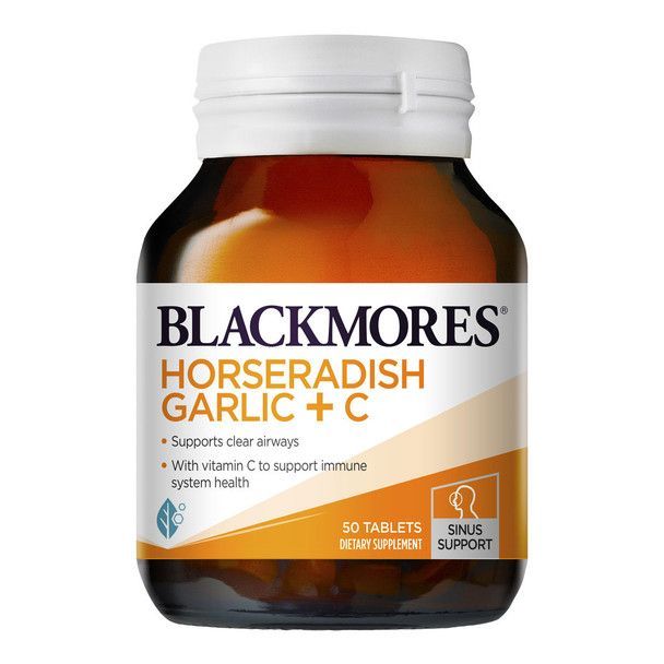 Blackmores Horseradish Garlic + C 50 tabs