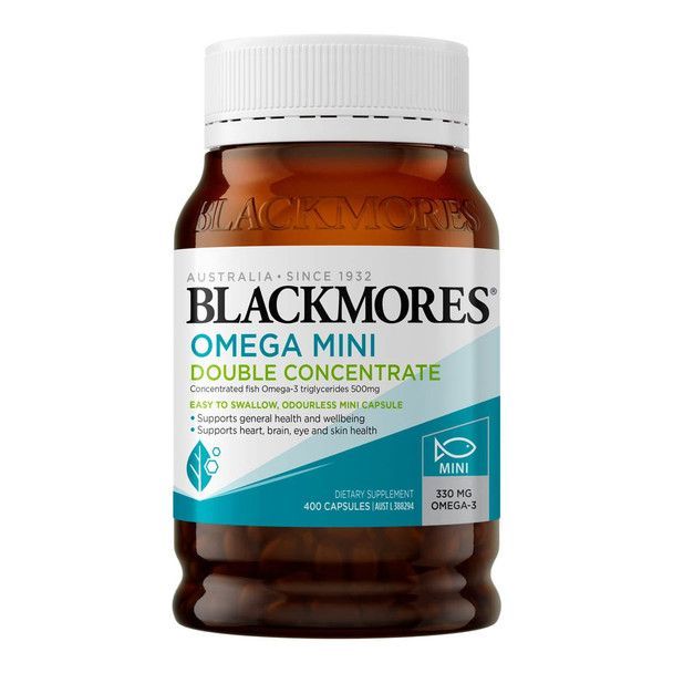 Blackmores Omega Mini Double Concentrate 
400 caps