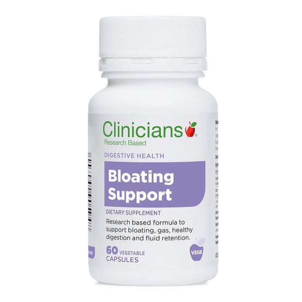 Clinicians Bloating Support 60 caps