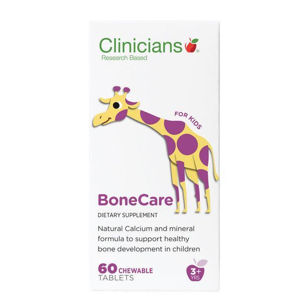 Clinicians Kids BoneCare Calcium 60 chewtabs
