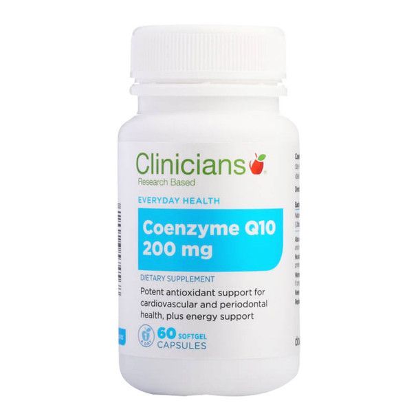 Clinicians Coenzyme Q10 (200mg) 60 caps