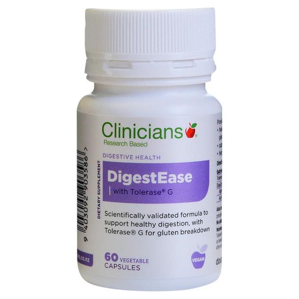 Clinicians DigestEase w/ Tolerase 60 vcaps