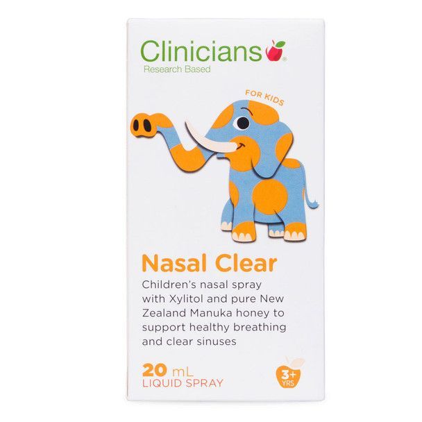 Clinicians Kids Nasal Clear Spray 20ml