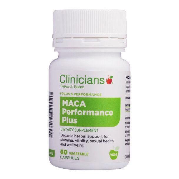 Clinicians MACA Performance Plus 60 vcaps