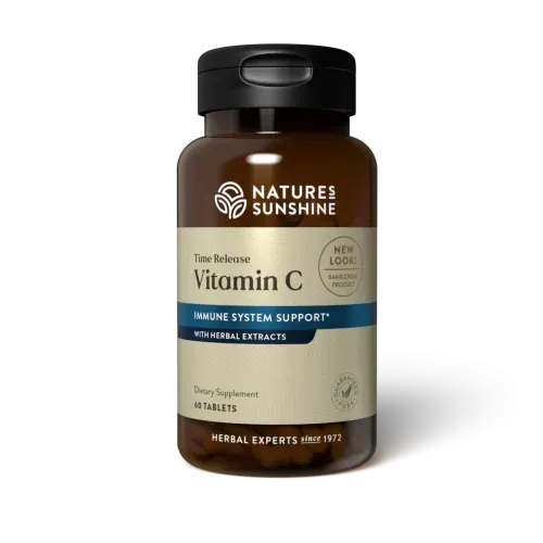 Nature's Sunshine Vitamin C 1000mg Time Release 60 tabs