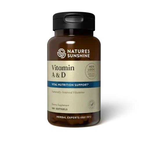 Nature's Sunshine Vitamin A & D 100 caps