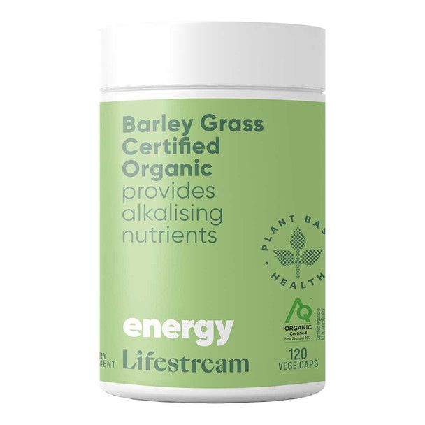 Lifestream Barley Grass Certified Organic 120 vcaps