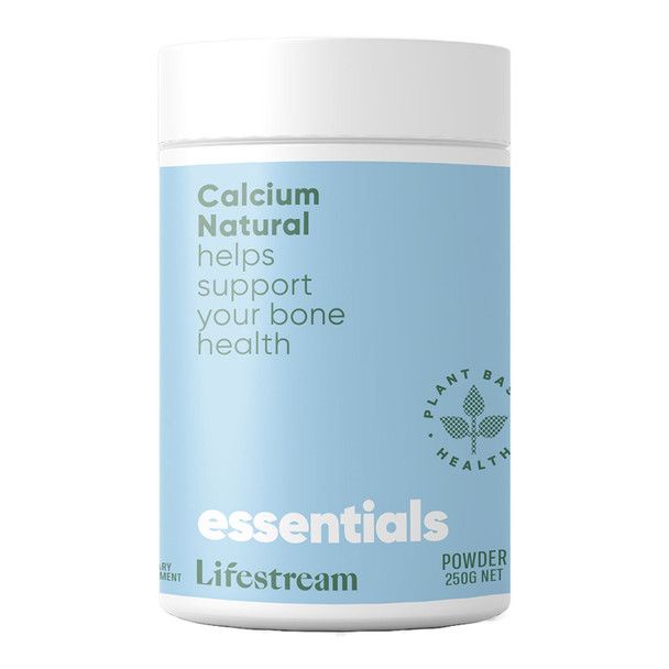 Lifestream Calcium Natural 
250g powder