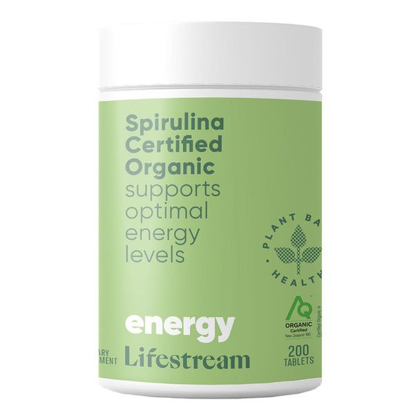 Lifestream Spirulina Certified Organic 200 tabs