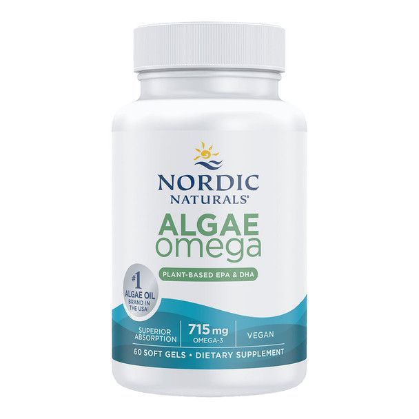 Nordic Naturals Algae Omega Unflavoured 
195 mg EPA/390 mg DHA
60 soft gels