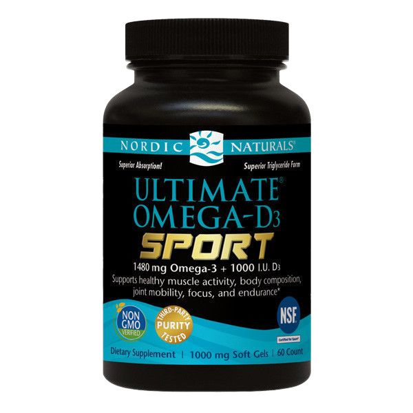 Nordic Naturals Ultimate Omega-D3 Sport Lemon 360 softgels