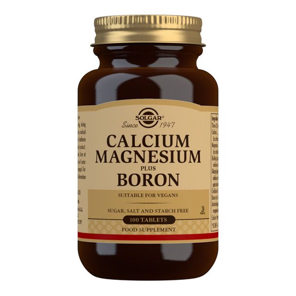 Solgar Calcium Magnesium plus Boron 100 vtabs