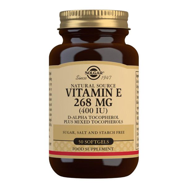 Solgar Vitamin E 268mg 400IU 50 sgels