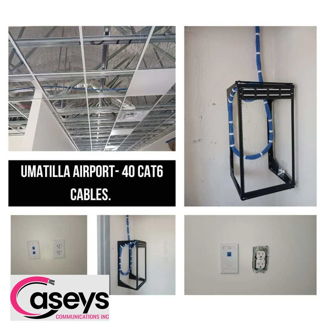 Umatilla Airport- 40 Cat6 Cables