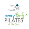 A logo for every body pilates at the farm.