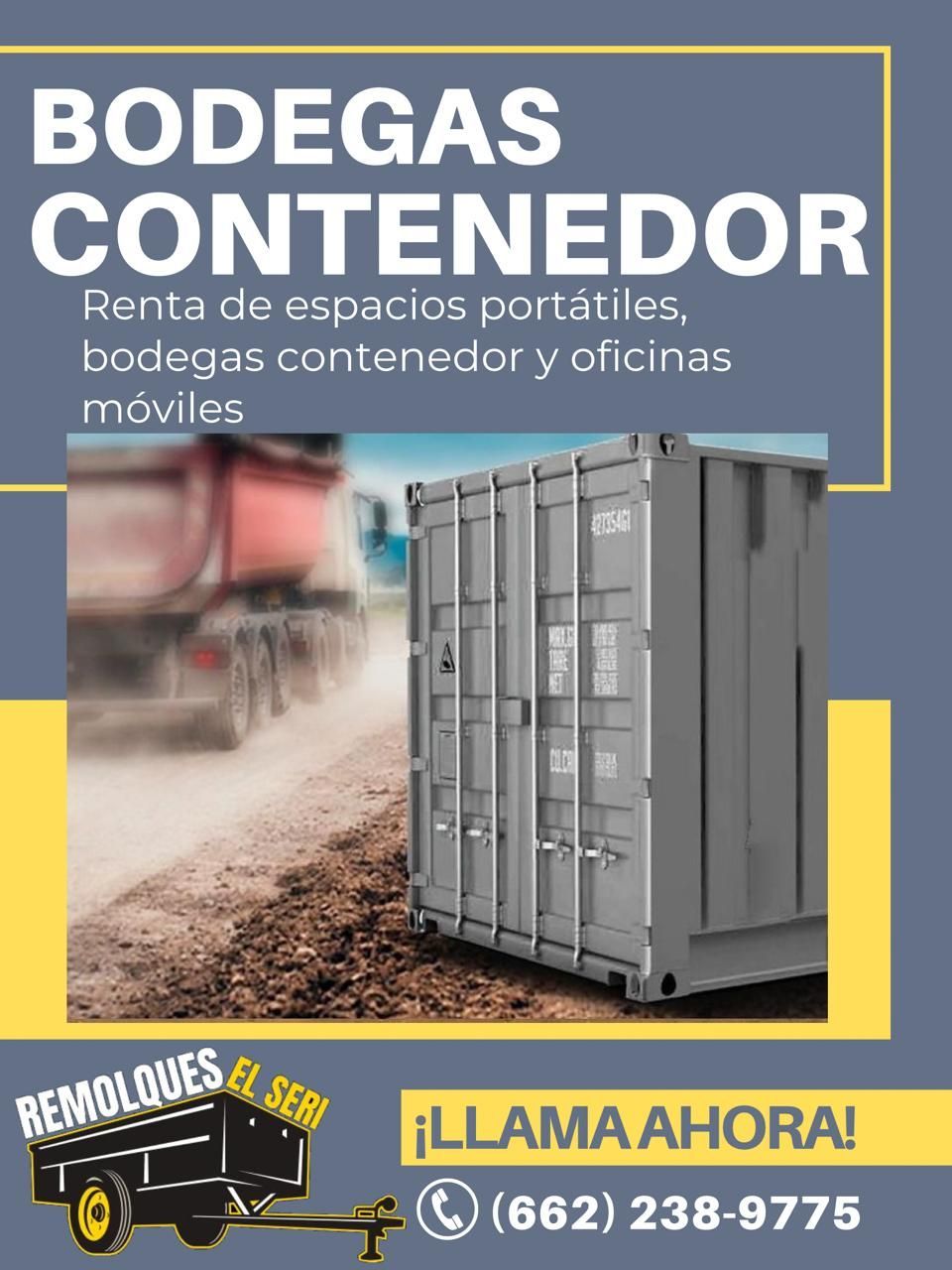 Una imagen de un contenedor de envío en un remolque.