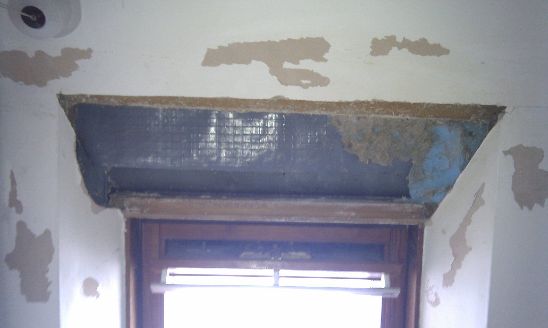 Before plastering walls