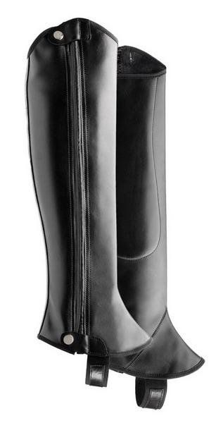 Gambali in pelle lucida per stivali