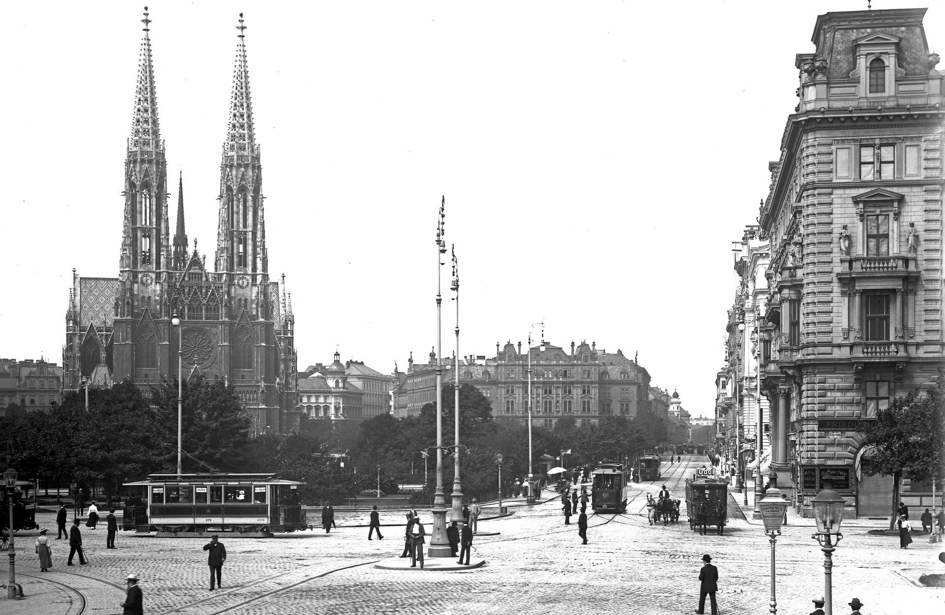 Wien Schottentor 1905