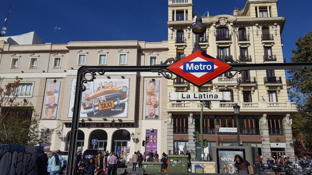 La Latina U-Bahn Station in Madrid